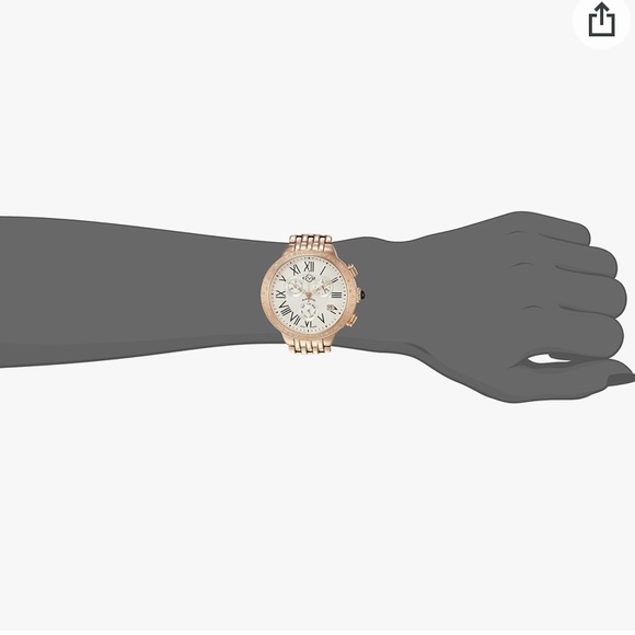 GV2 by Gevril Astor Chronograph Womens Diamond Swiss Quartz Gold Watch - Picture 3 of 15